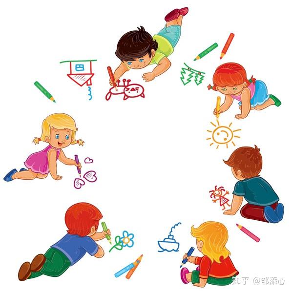 "观察——消化——绘画"这个过程对于孩子来说是十分天然的想象力训练