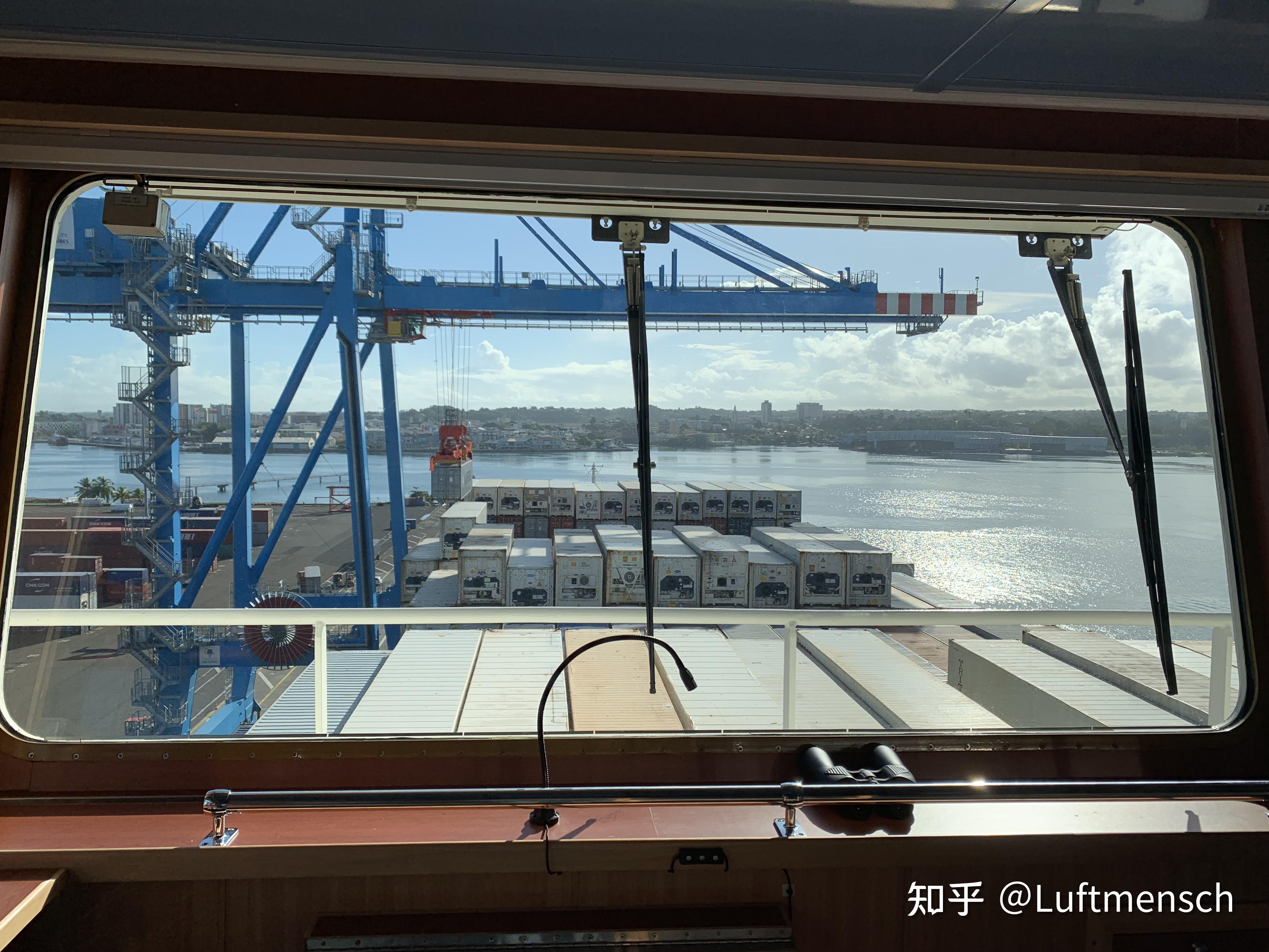 搭一艘货轮横渡大西洋去加勒比海(靠岸 再见cma cgm fort saint cha