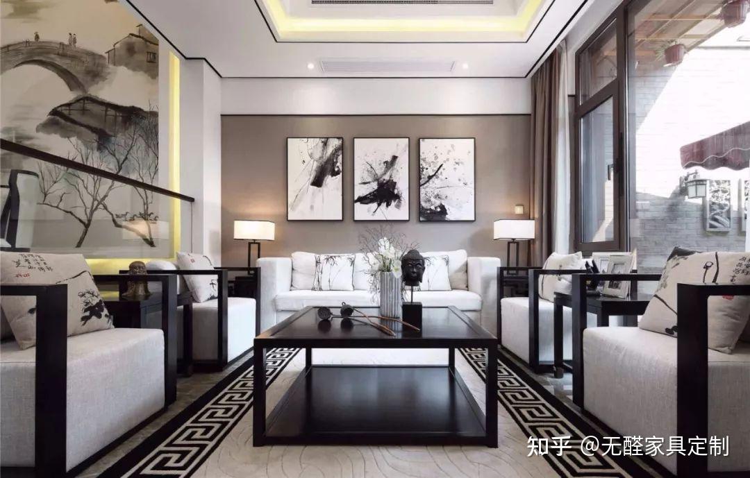 中式家具 水墨画,文雅至臻的高级灰运用