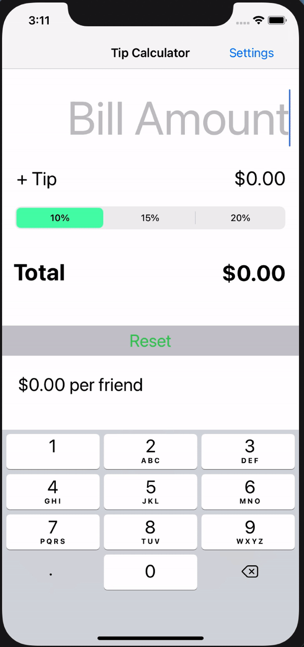 demo gifs upload for easy tipper (pre-work app)