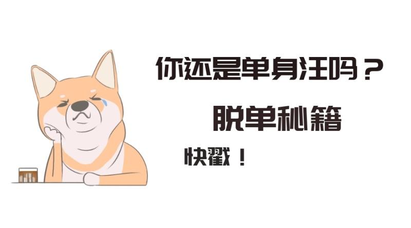 你以为看了脱单秘籍就能脱单了吗