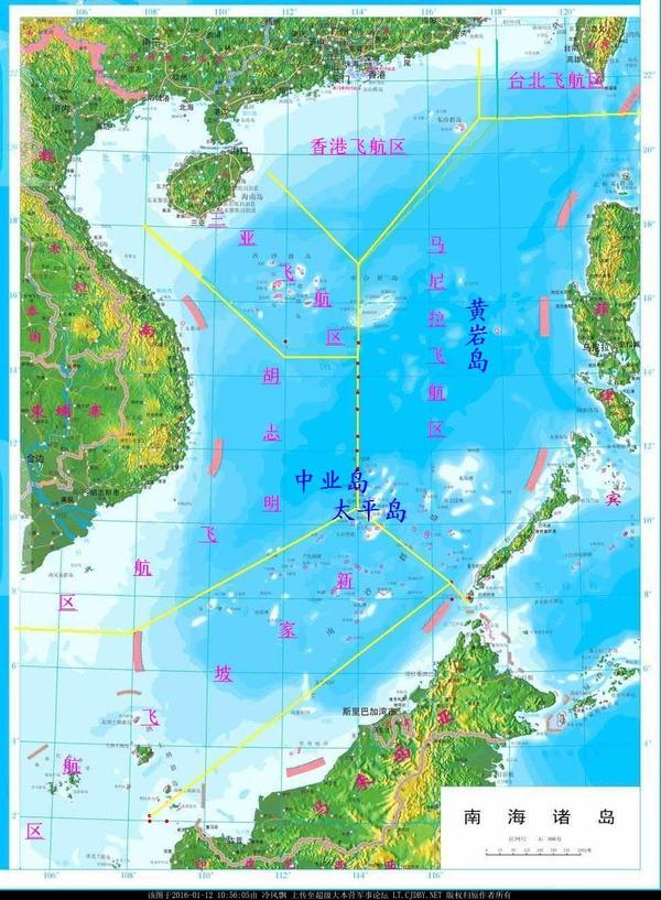 飞航情报区_百度百科 这是目前的中国南海飞航情报区划分 顺道一提