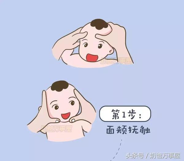 新生儿抚触操|漫画步骤版:感受来自爸妈指尖的温暖