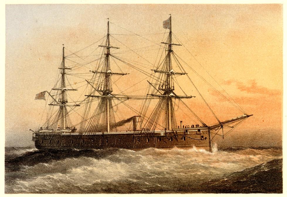 铁甲舰时代的英国战舰二木壳铁甲舰