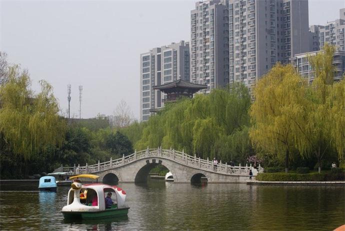 感受西安的春天小众景点丰庆公园放松心情的好地方