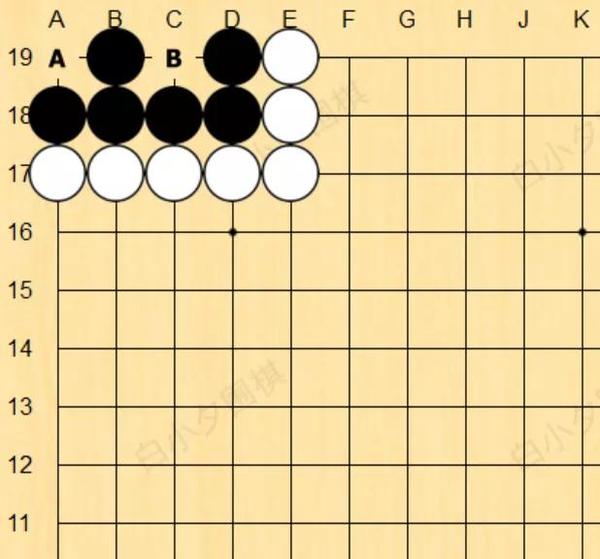 围棋入门知识:两眼活棋