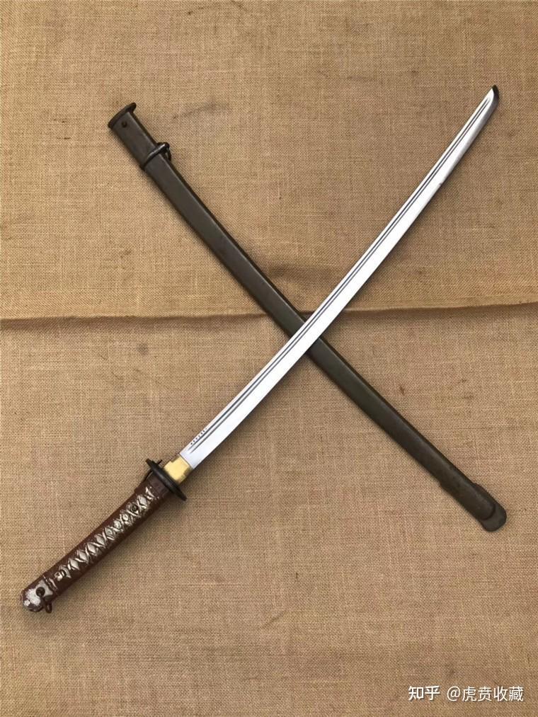 二战日军铁镡95式军刀 日本士官刀