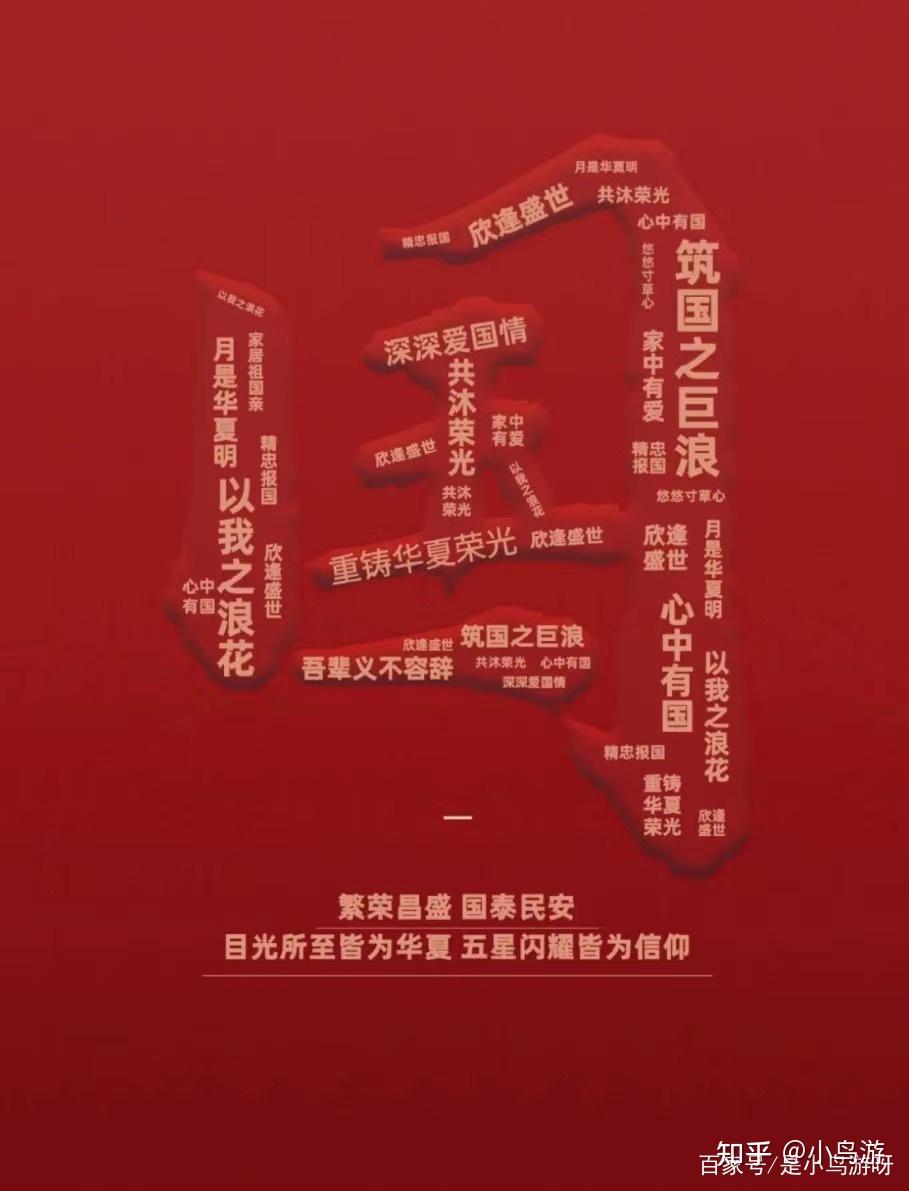 国庆节超燃文案:我爱中国