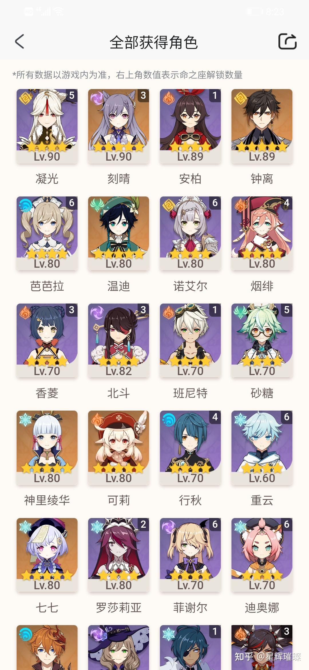 求大佬帮忙看一下我原神的号?