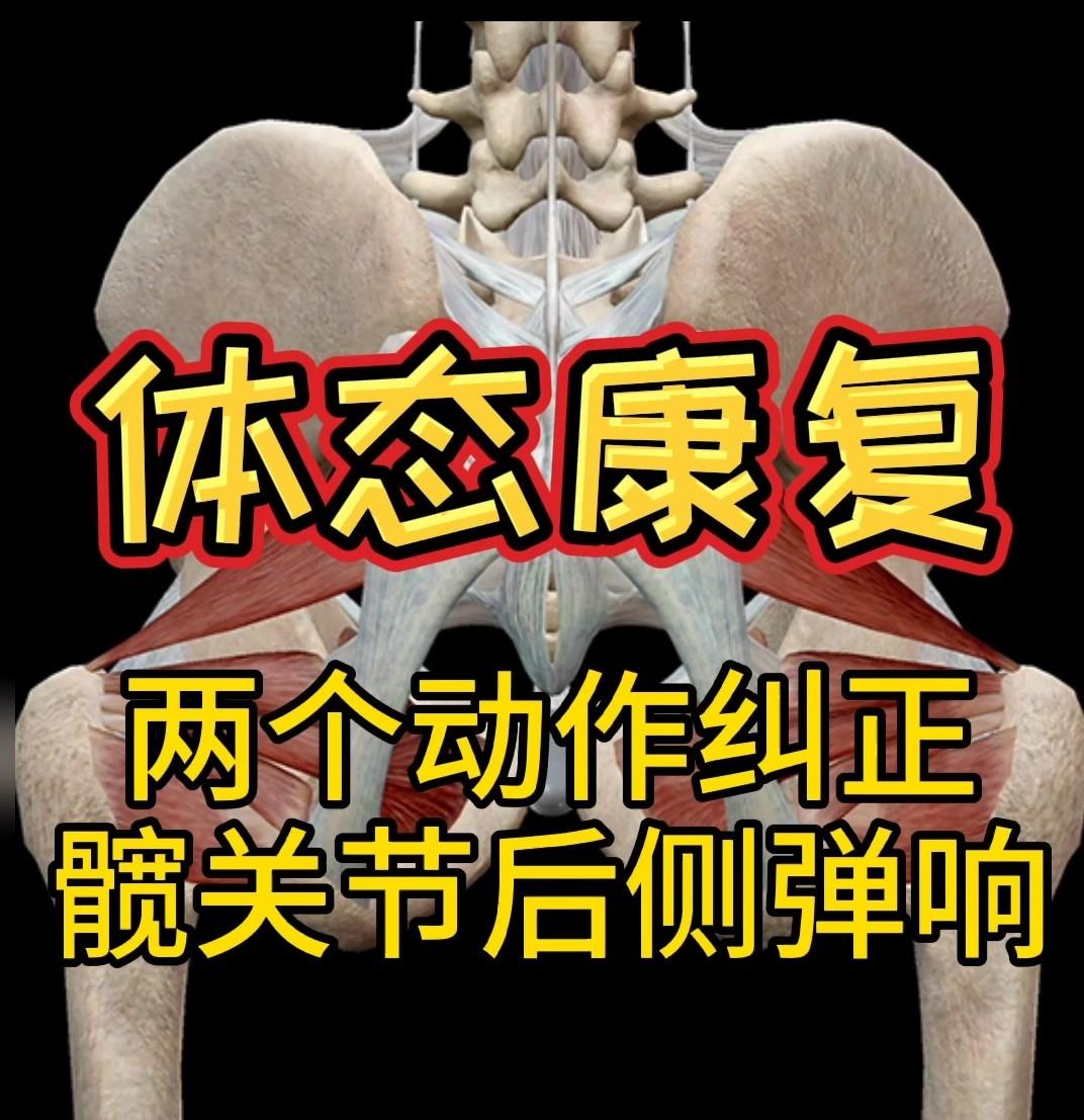 【体态康复】两个动作纠正髋关节后侧弹响