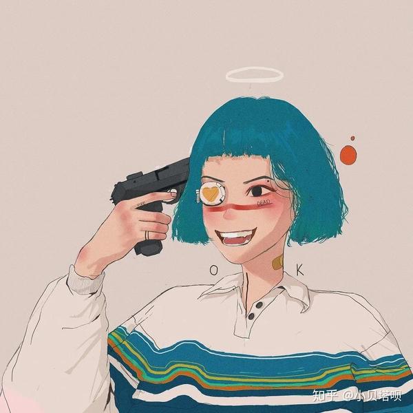 手绘头像 可爱头像 高级感十足的头像