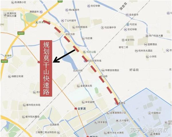 规划莫干山路高架