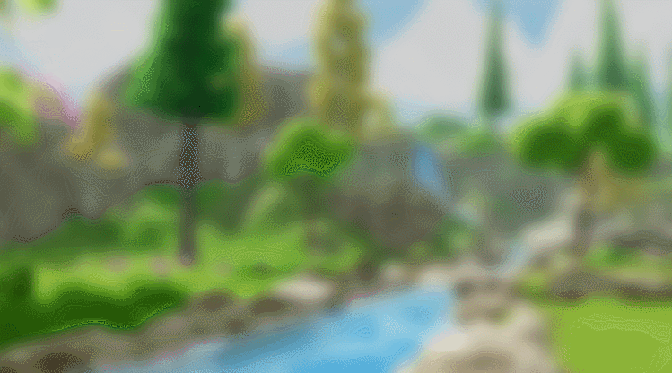 dual kawase blur最终的模糊效果截图如下,可以看到其与高斯模糊的