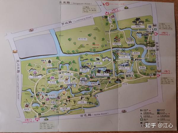 上海植物园地图