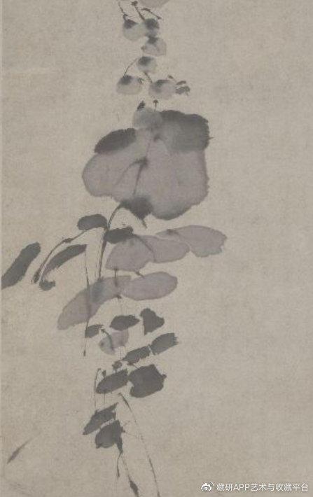 书中有画,画中有诗|《水墨葡萄图轴》徐渭
