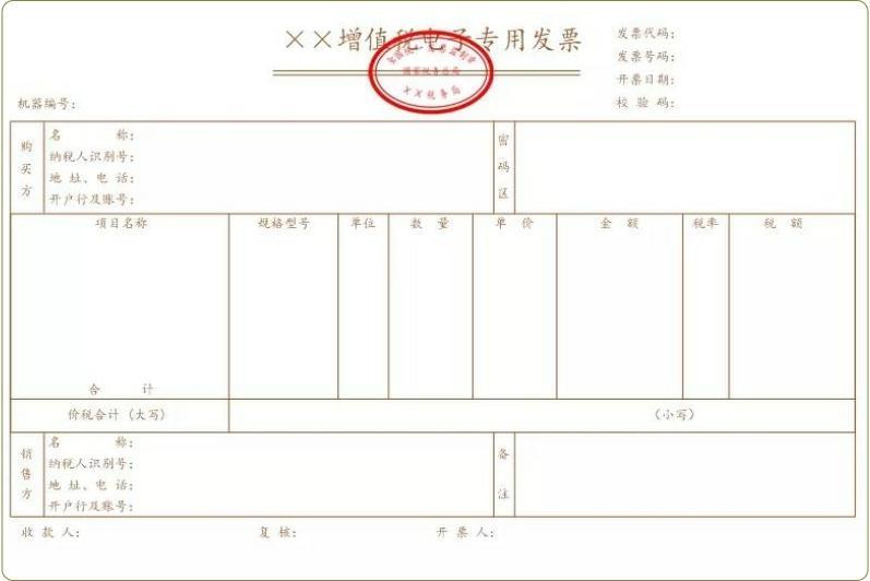 取消发票专用章电子发票变了全国范围适用