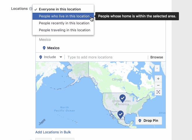 facebook 广告受众