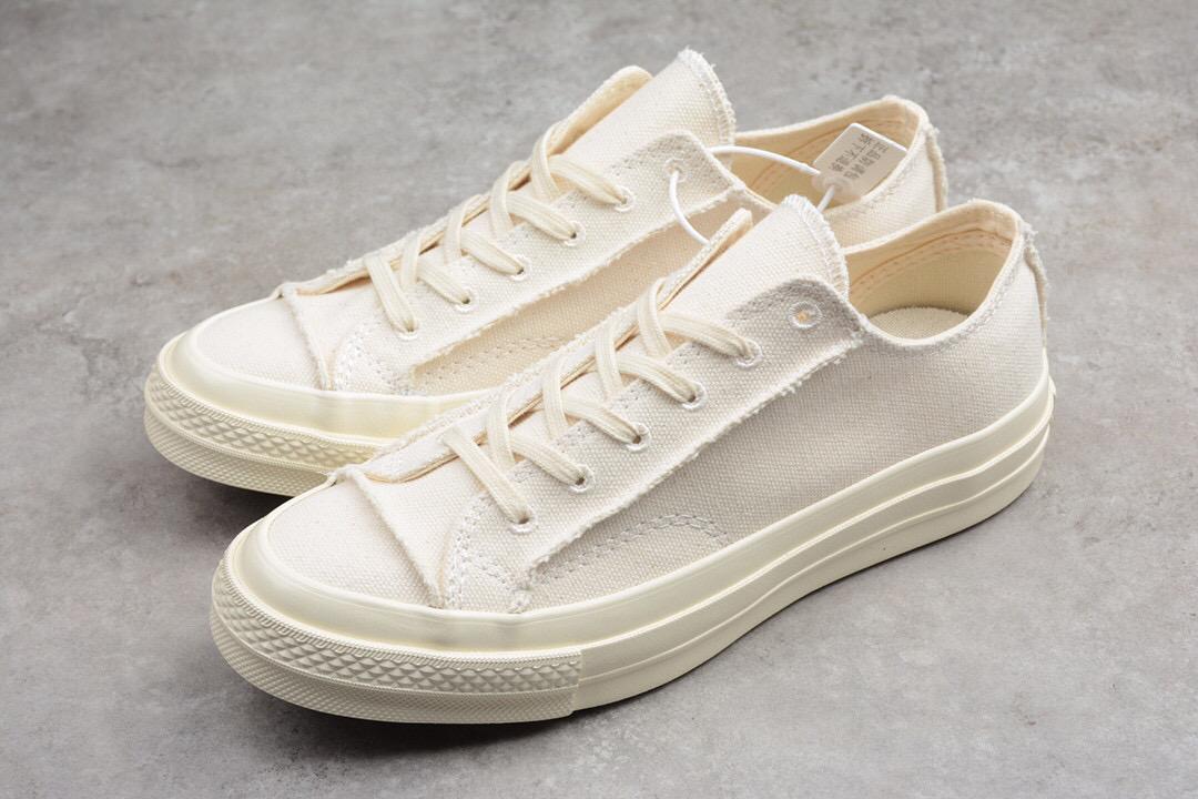 匡威自然白converse1970srenew三星标帆布鞋