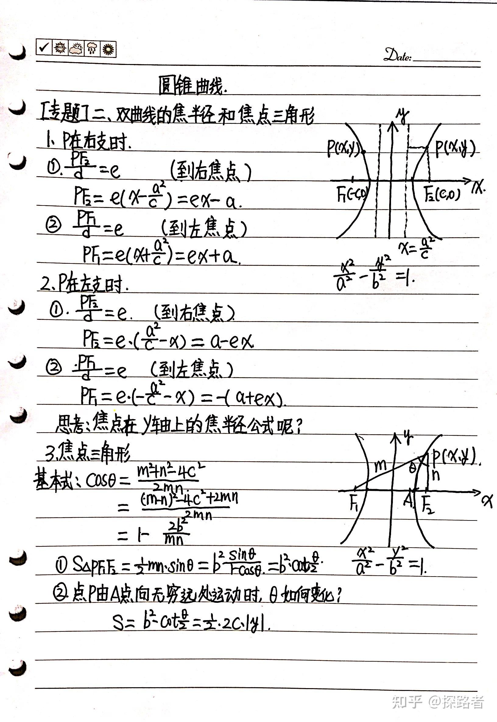 高中数学知识点梳理汇总圆锥曲线