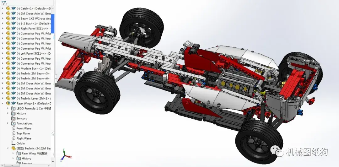 【其他车型】lego formula 1玩具方程式赛车拼装模型3d图纸