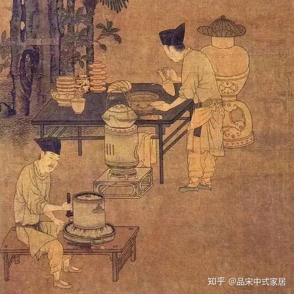 南宋 刘松年 《撵茶图》(局部)