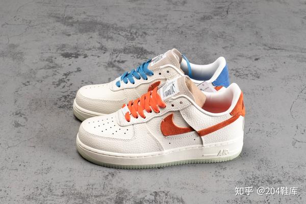 nikeairforce1断钩解构红蓝鸳鸯204鞋库