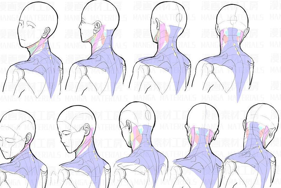 目录: 一:漫画人物头部动作素材 二:漫画人物手臂素材 三:漫画人物