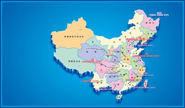 国内17家中药材专业市场分布图
