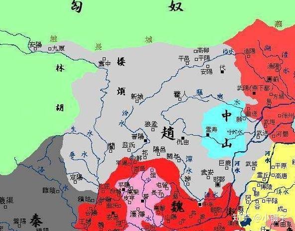 地图中的历史战国七雄的国力分析
