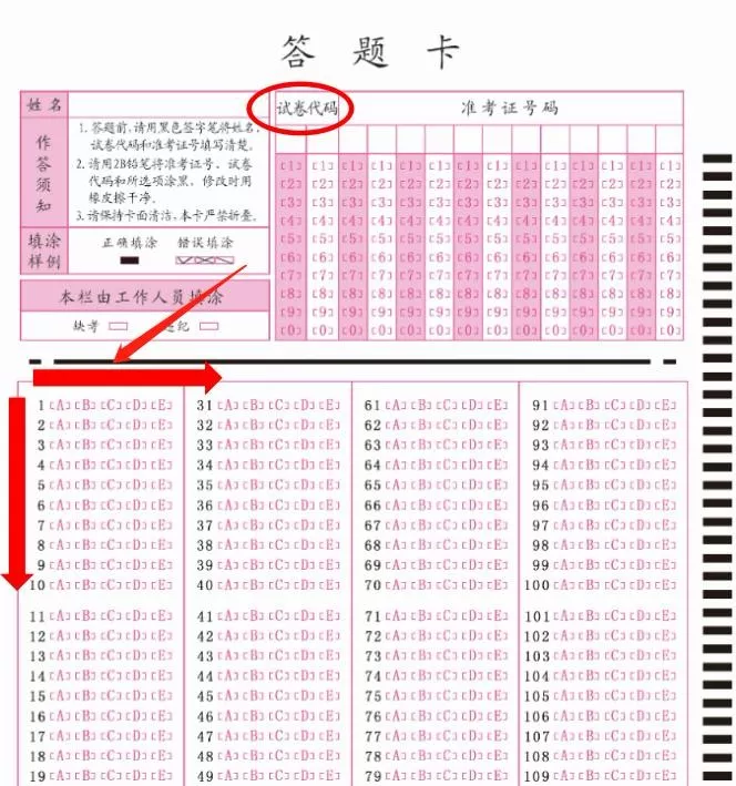 离职也能考二建答题卡只认报名单位二建答题卡填涂说明发布