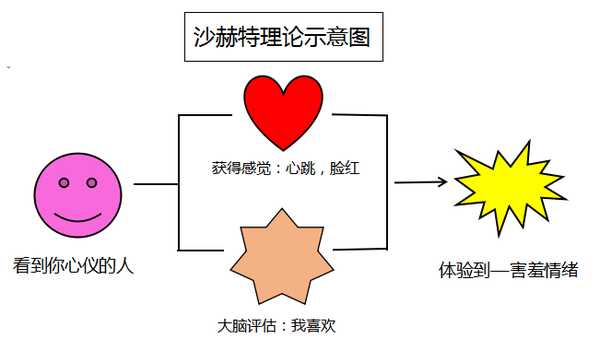 该理论的主要观点:情绪状态是由认知过程,生理状态,环境因素在大脑