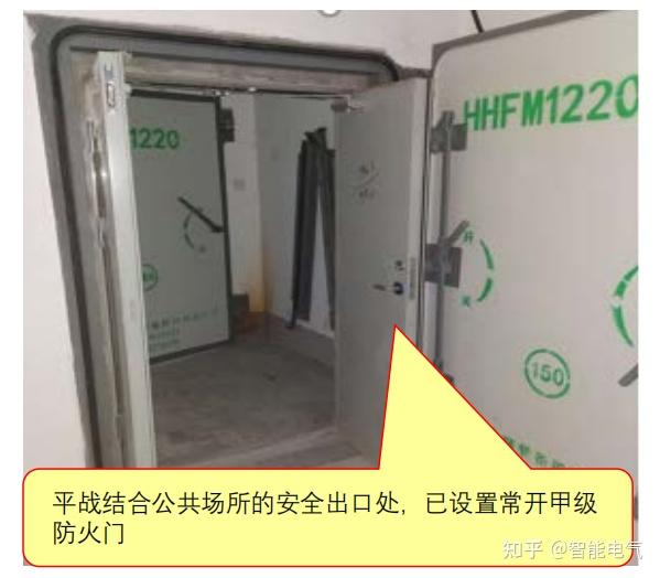 人防区域防火门设置不符合要求建筑消防常见问题解析35防火分区和防火