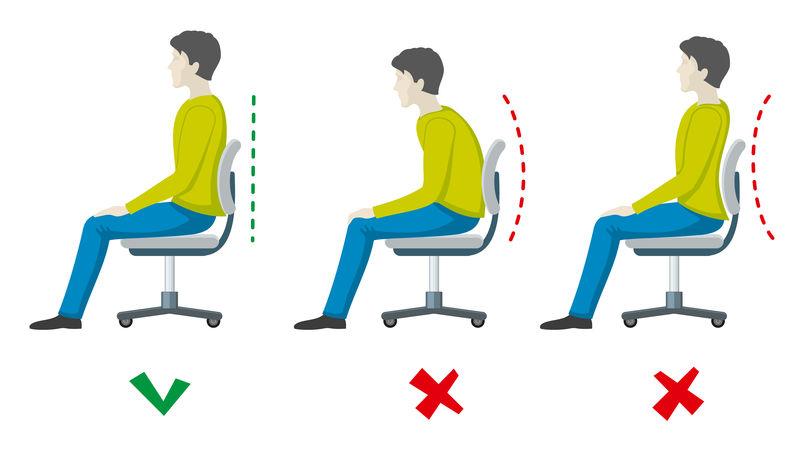 改变坐姿你的腰背痛能好一半