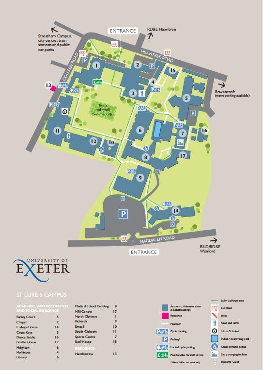 【英国院校指南】埃克塞特大学地图及专业详情