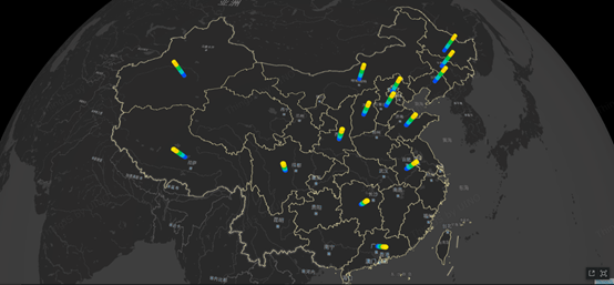 3d地图与3d柱状图联合使用,效果大概是这样:面向物联网的3d可视化开发