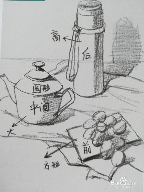 素描静物组合怎么画素描绘画步骤及技巧讲解