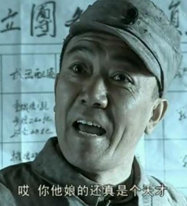 "你他娘的还真是个天才!"