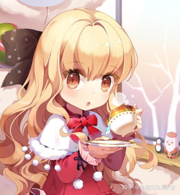 珍藏的动漫头像:花枝招展的美少女,对未来充满了希望!