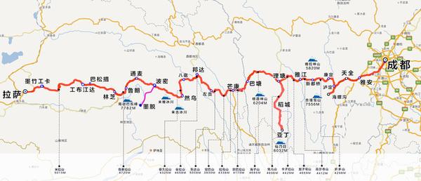 川藏南线(318国道)深度9日行程安排推荐