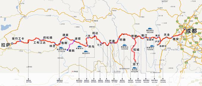 一,川藏南线—自然景观大道,风光最美的进藏之路3 川藏小北线