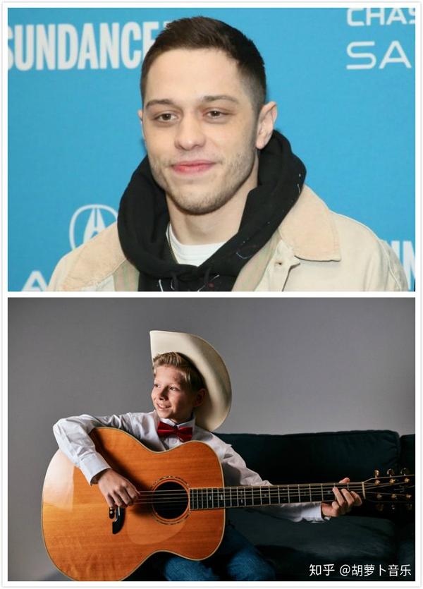 今天是pete davidson 27岁,乡村小歌手mason ramsey 14岁生日.