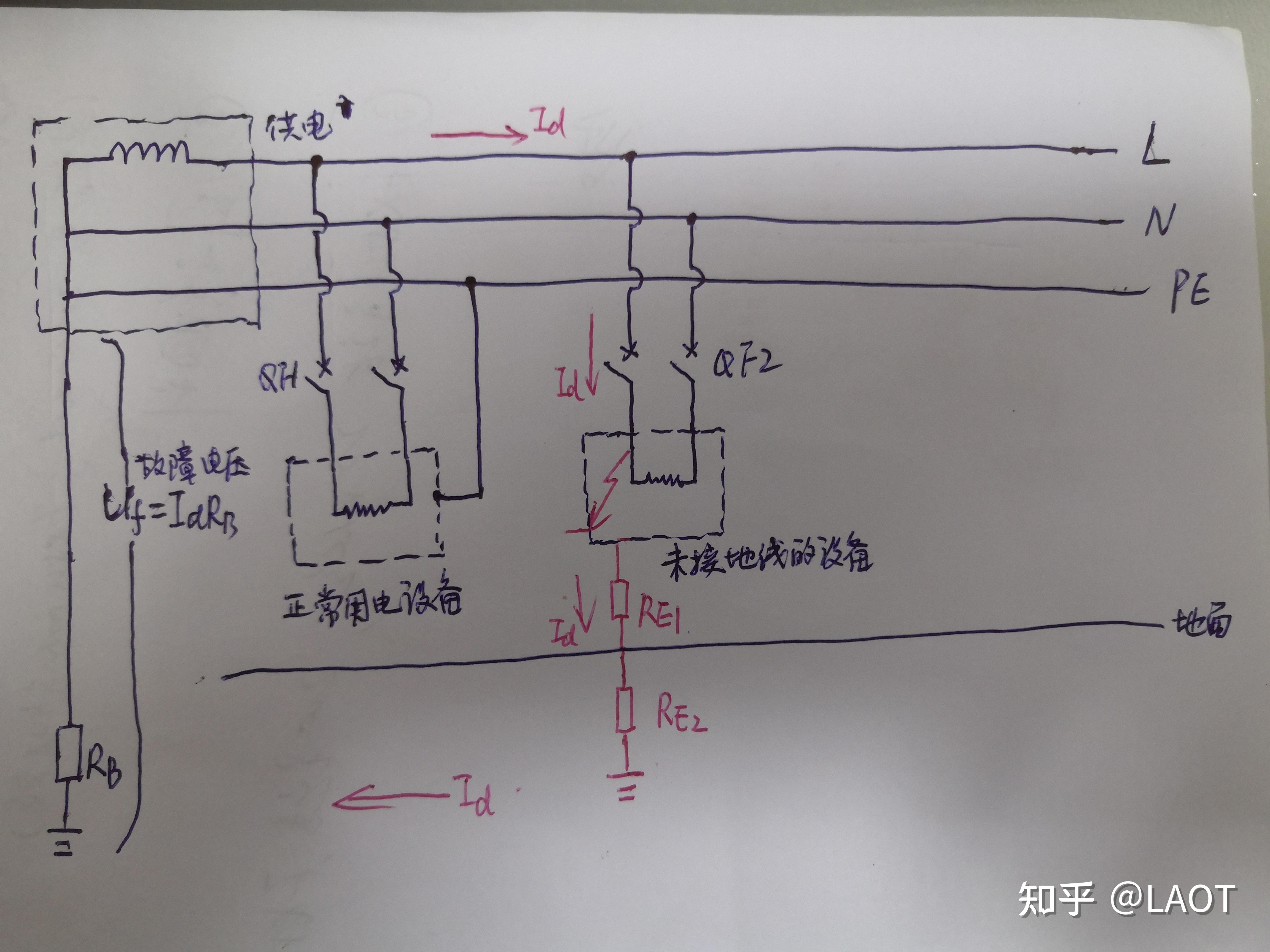 三相五芯电缆地线带110伏电压怎样解决呢