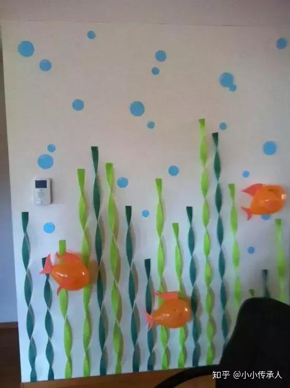 小小传承人幼儿园环创幼儿园海洋动物主题墙环境布置