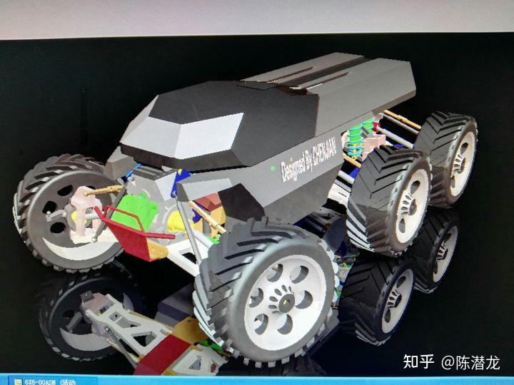 设计一种采用h型传动系统的八驱车一种轮毂可以作为风扇的飞行车设计