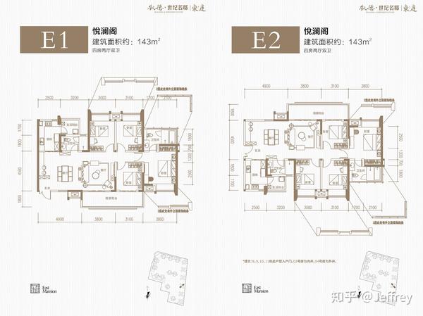 成都高新区凯德世纪名邸东庭户型分析