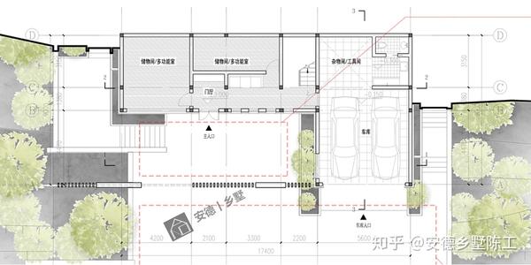 安德乡墅-自建房别墅四合院图纸设计篇(919)