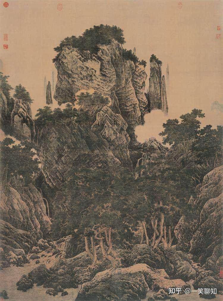 7厘米,横139.8厘米,现藏于台北故宫博物院.此画是李唐南渡前的作品.