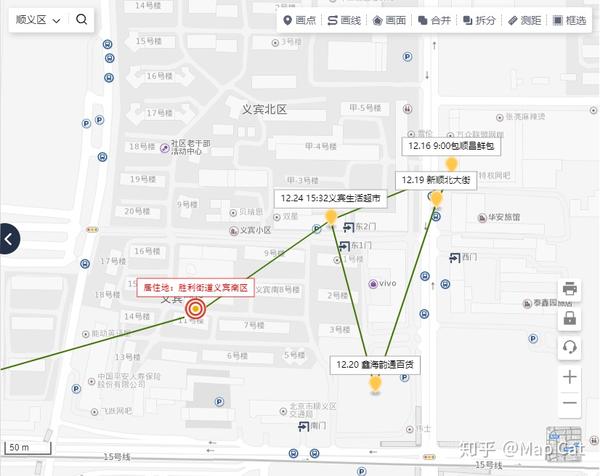 一张地图读懂北京确诊病例分布和活动轨迹