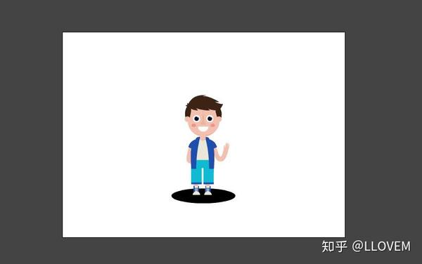 animateflash如何制作人物出场动画冒出