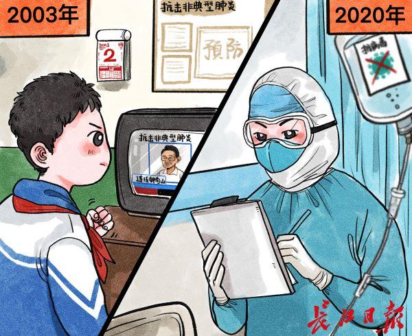 长大后,我成为了你…一组手绘漫画向战疫者致敬!
